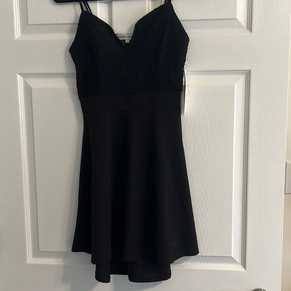 Black Lace Formal Dress NWT